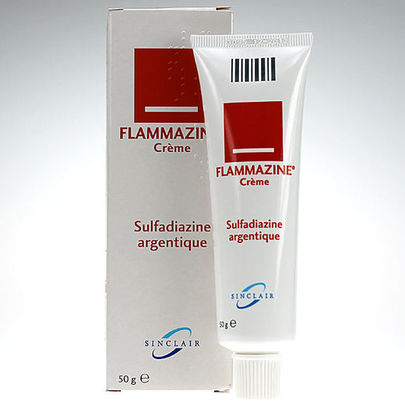 Flammazine cr&egrave;me sulfadiazine argentique 50 g