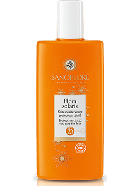SANOFLORE Flora Solaris Soin Solaire Min&eacute;ral Visage Teint&eacute; SPF20 40ml