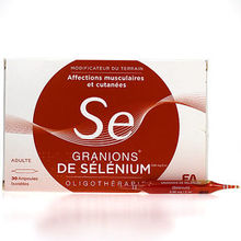 Granions de s&eacute;l&eacute;nium 30 ampoules