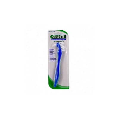 GUM Brosse pour proth&egrave;se denture brush 201