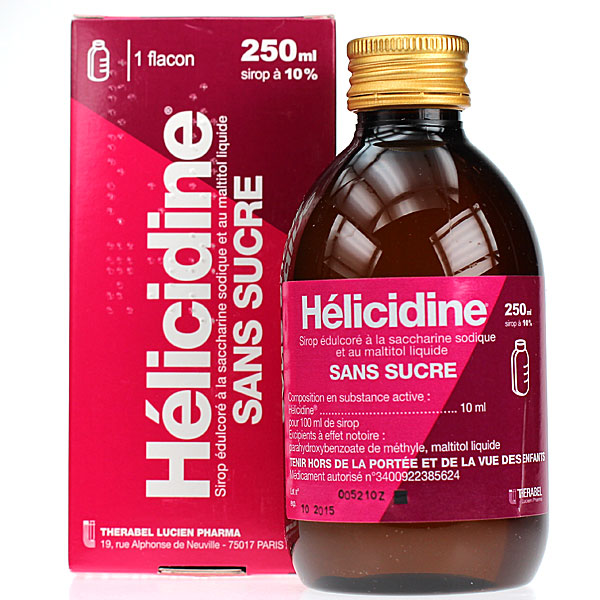 H&eacute;licidine Sans sucre 250 ml