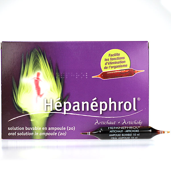H&eacute;pan&eacute;phrol Artichaut 20 ampoules