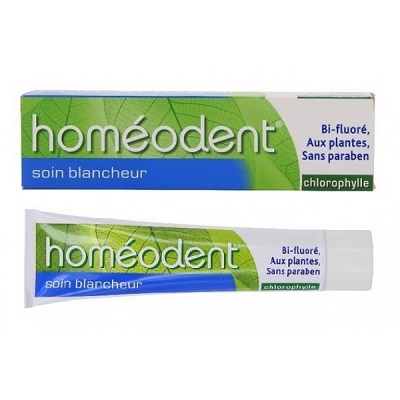 HOMEODENT Soin blancheur Ar&ocirc;me chlorophylle 75mL