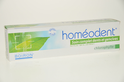 HOMEODENT Soin complet dents et gencives Ar&ocirc;me chlorophylle 75mL