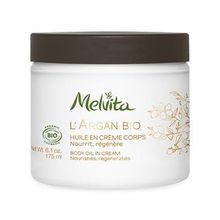 MELVITA Argan Bio Huile en cr&egrave;me corps 175ml