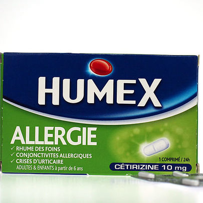 Humex Allergie c&eacute;tirizine 10 mg 7 cprs