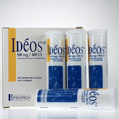 Id&eacute;os 500mg/400UI 60 cprs