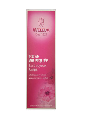 WELEDA Lait Corps Soyeux Rose Musqu&eacute;e 200mL