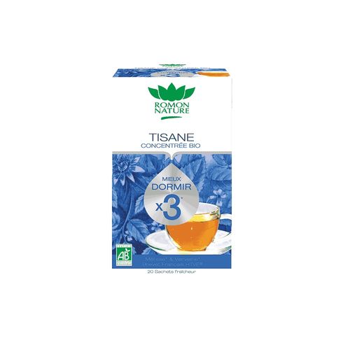 ROMON NATURE Tisane Concentr&eacute;e Dormir Bio 20 Sachets