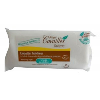 ROGE CAVAILLES Intime Fra&icirc;cheur 15 lingettes