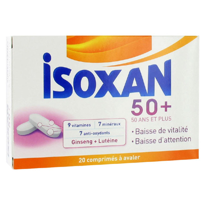 ISOXAN 50 ans et plus 20 comprim&eacute;s
