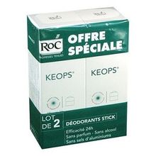 ROC Keops Stick D&eacute;odorant Lot 2x40 mL