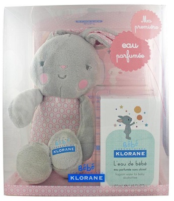 KLORANE Coffret Lapin + l'Eau de B&eacute;b&eacute; 50mL