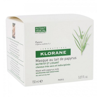 KLORANE Masque au lait de papyrus nutritif et lissant 150 ml