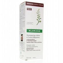 KLORANE Shampooing-cr&egrave;me &agrave; l'huile d'Abyssinie ultra-nutritif et restructurant 200 ml