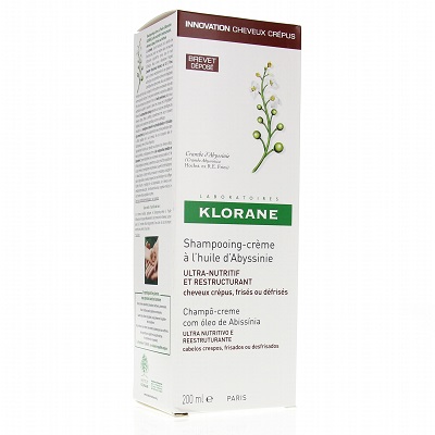 KLORANE Shampooing-cr&egrave;me &agrave; l'huile d'Abyssinie ultra-nutritif et restructurant 200 ml