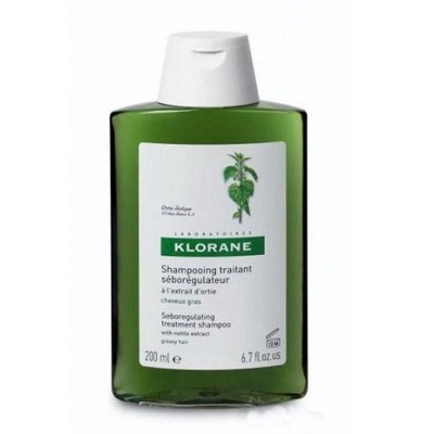 KLORANE Shampooing Traitant S&eacute;bor&eacute;gulateur &agrave; l'Ortie 200 mL