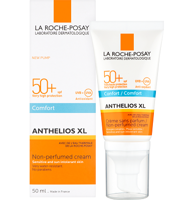 LA ROCHE POSAY Anthelios XL Confort Cr&egrave;me Sans Parfum SPF 50+ 50ml