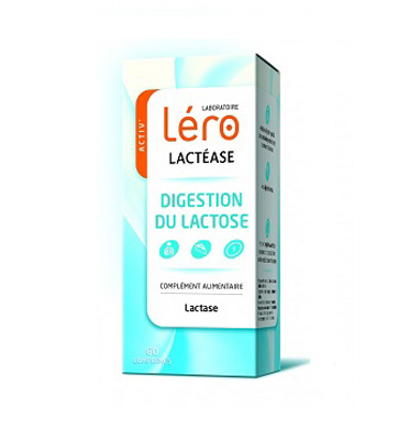 LERO Lact&eacute;ase Digestion Lactose 60 Comprim&eacute;s