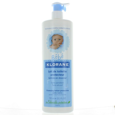 KLORANE Lait de Toilette Protecteur Sans Rin&ccedil;age 750mL