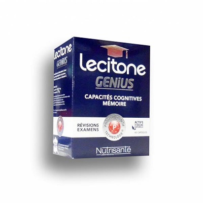 NUTRISANTE lecitone Genius capacit&eacute;s cognitives 45 capsules