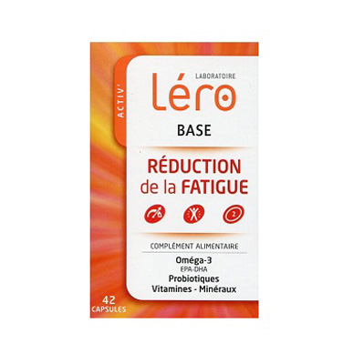 LERO Base R&eacute;duction de la Fatigue 42 Capsules