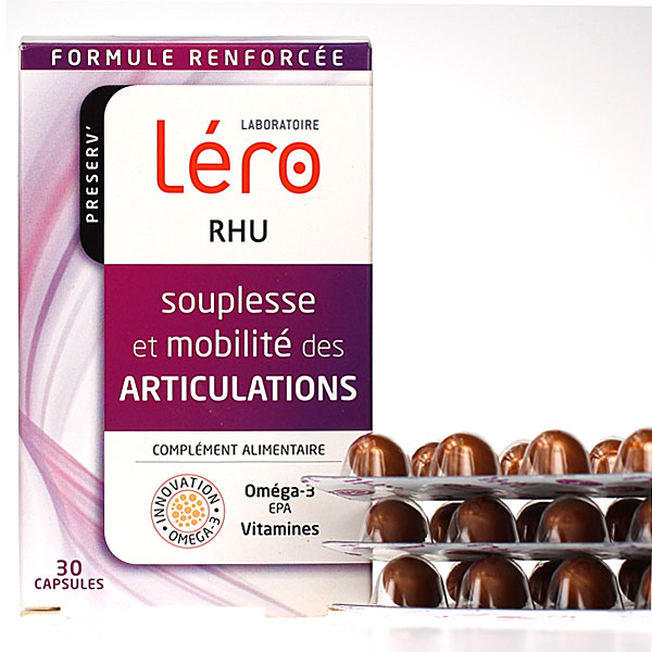 L&eacute;ro RHU preserv' souplesse des arti 30 caps