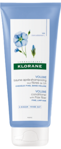 KLORANE Baume Apr&egrave;s-Shampooing Volume aux Fibres de Lin 200mL