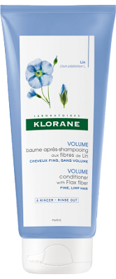 KLORANE Baume Apr&egrave;s-Shampooing Volume aux Fibres de Lin 200mL