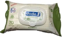 DODIE 70 Lingettes Nettoyantes 3 en 1 &agrave; l'Huile d'Olive Bio