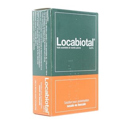 Locabiotal pulv&eacute;risation nasale ou buccale flacon 8 ml