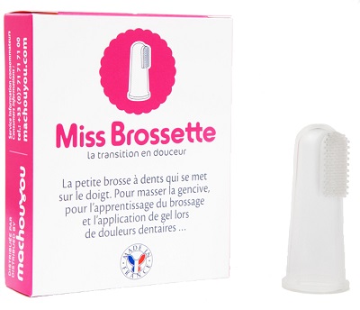 Machouyou Miss Brossette Brosse &agrave; dents Doigtier