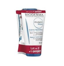 BIODERMA Atoderm Cr&egrave;me Mains 50 mL Lot de 2 + 1 offert
