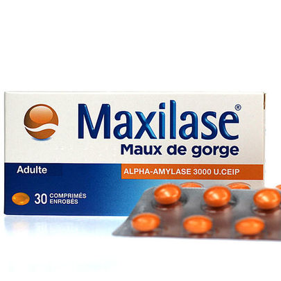Maxilase Maux de gorge 30 comprim&eacute;s