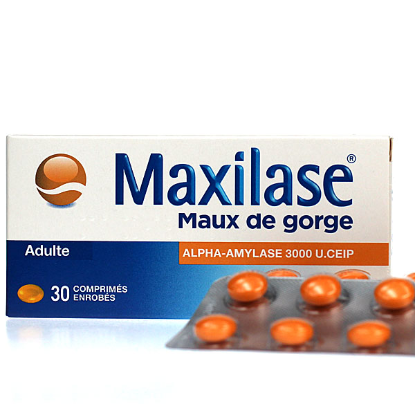 Maxilase Maux de gorge 30 comprim&eacute;s