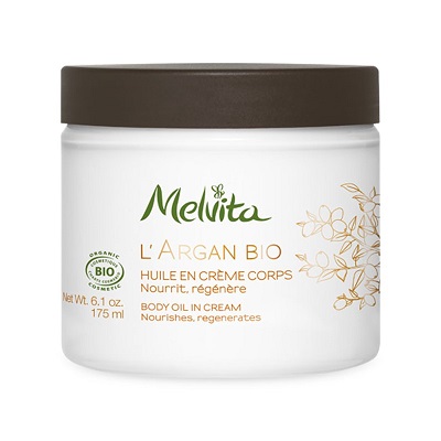 MELVITA Argan Bio Huile en cr&egrave;me corps 175ml