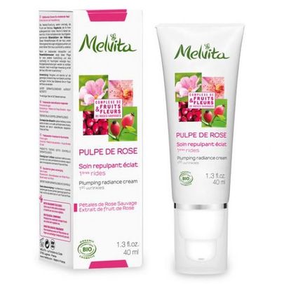 Melvita Pulpe de Rose Soin Repulpant Eclat Premi&egrave;res Rides 40ml