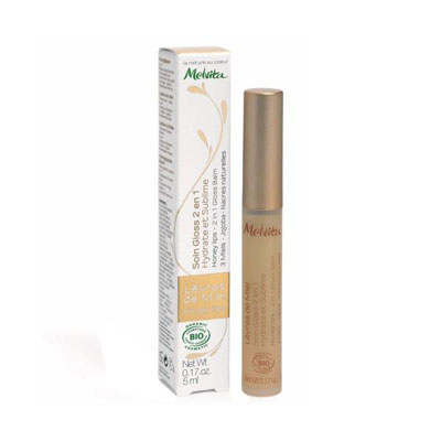 MELVITA Soin Gloss 2 en 1 L&egrave;vres de Miel 5 mL