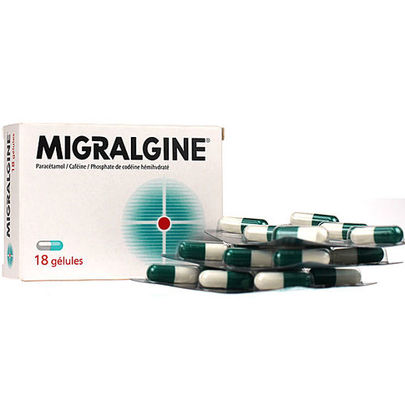 migralgine 18 g&eacute;lules