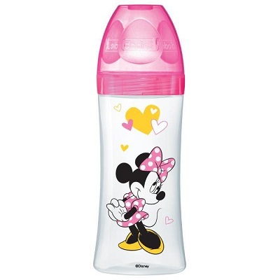 DODIE Biberon 2&egrave;me &acirc;ge initiation plus 3 vitesse &eacute;dition limit&eacute;e Minnie 330mL