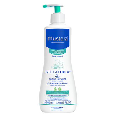 MUSTELA Stelatopia Cr&egrave;me Lavante Peau &agrave; Tendance Atopique 500 mL