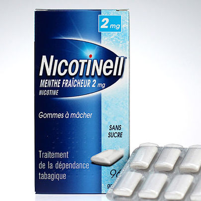 Nicotinell Menthe Fra&icirc;cheur 2 mg Sans sucre 96 gommes