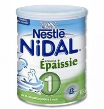 Nestl&eacute; Nidal 1 formule &eacute;paissie lait pour nourrisson 800g