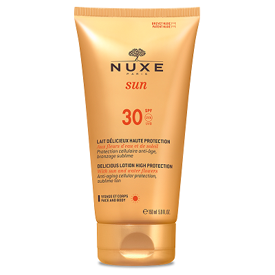 NUXE Sun Lait D&eacute;licieux Visage et Corps SPF 30 150ml