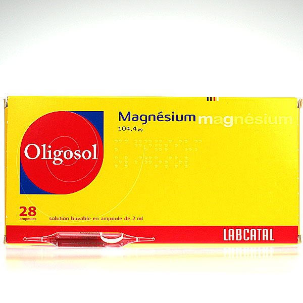 Oligosol Magn&eacute;sium 28 ampoules