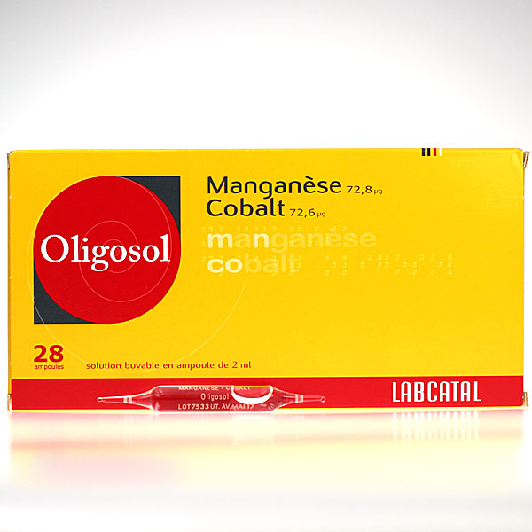 Oligosol Mangan&egrave;se Cobalt 28 ampoules