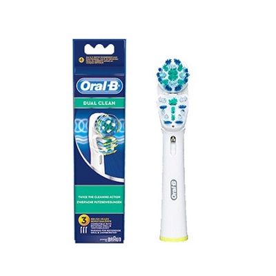ORAL B 3 T&ecirc;te de brosse &agrave; dent Dual Clean