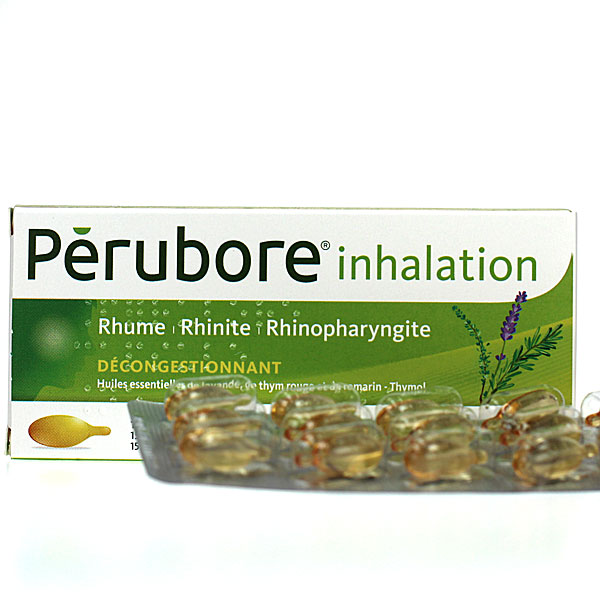 P&eacute;rubore inhalation D&eacute;congestionnant 15 capsules