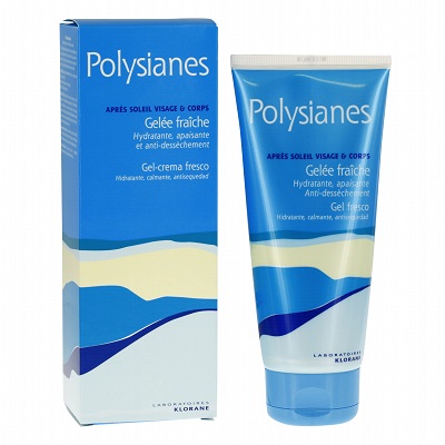 Polysianes Apr&egrave;s Soleil Gel&eacute;e Fra&icirc;che Mono&iuml; Visage et Corps 200ml