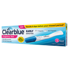 CLEARBLUE Test Grossesse Early D&eacute;tection Pr&eacute;coce 6 Jours Avant Retard